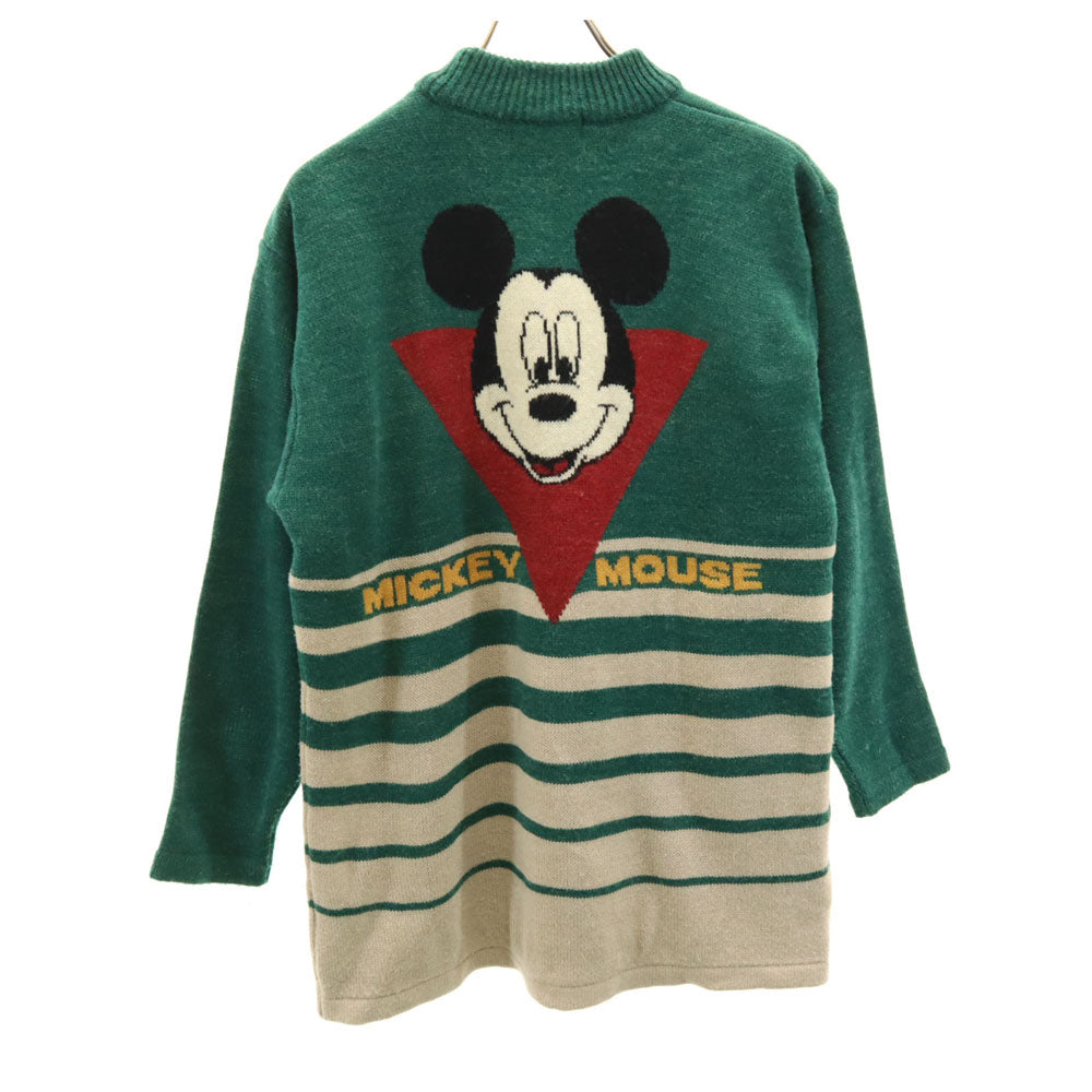 コックスコンボ ミッキーマウス 長袖 セーター M グリーン ディズニー メンズ