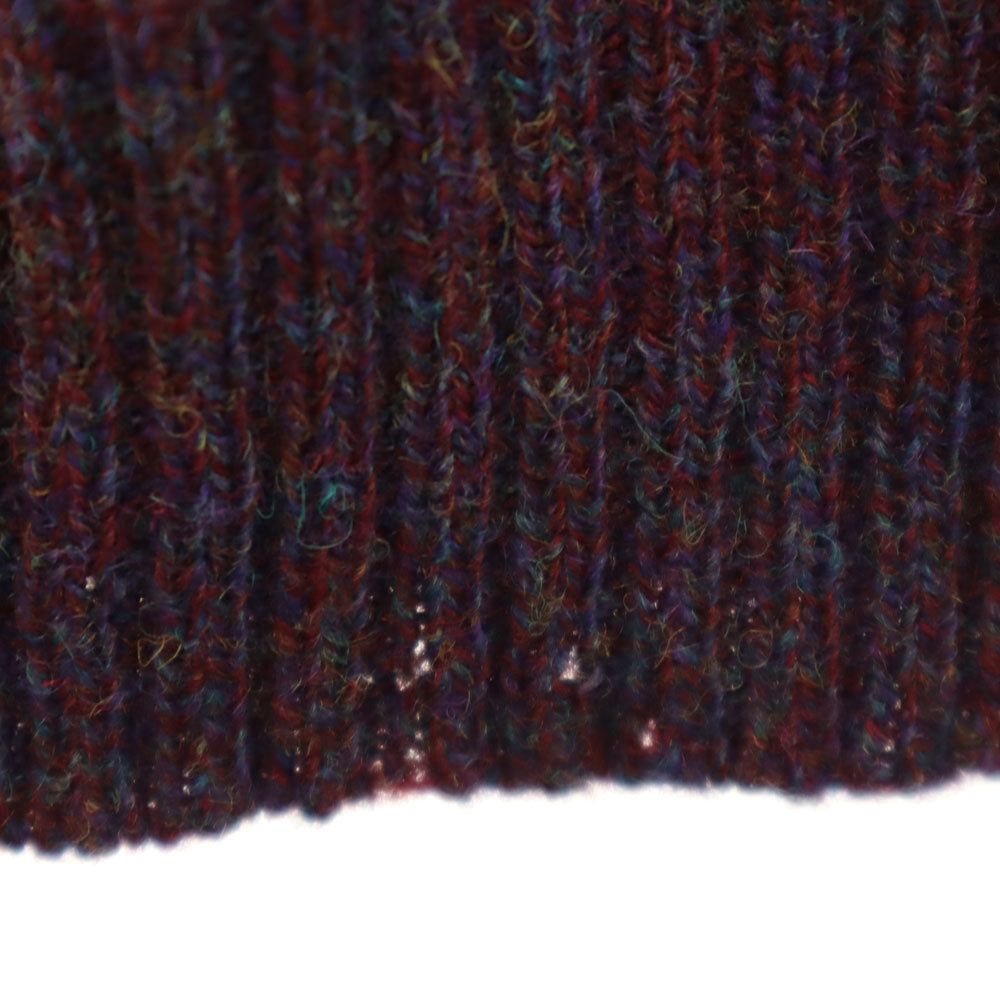 チャップスラルフローレン 70s ヴィンテージ シェットランドウール アーガイル柄 Vネック ニットベスト S パープル系 CHAPS RALPH LAUREN メンズ