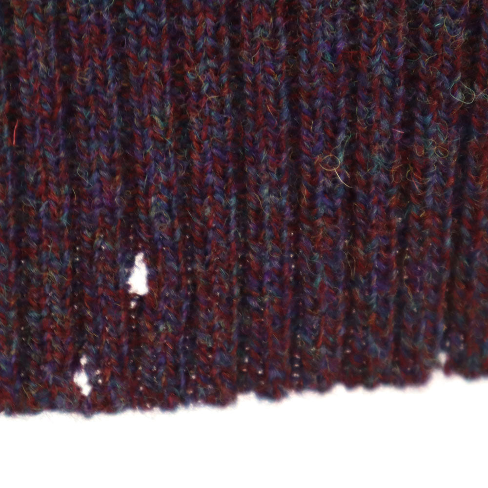 チャップスラルフローレン 70s ヴィンテージ シェットランドウール アーガイル柄 Vネック ニットベスト S パープル系 CHAPS RALPH LAUREN メンズ