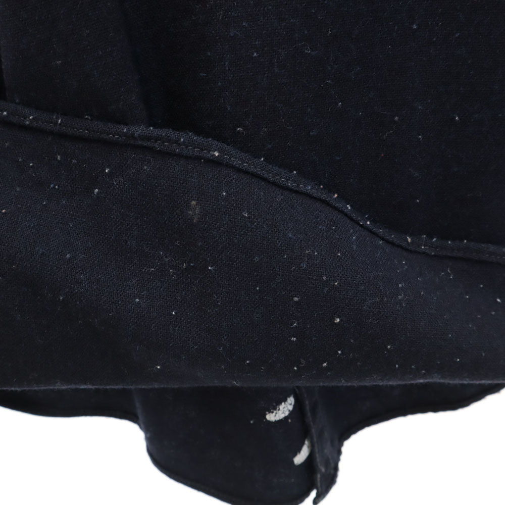 BROWNING 80s 70s ウールブレンド ヴィンテージ 長袖 シャツ M ネイビー メンズ