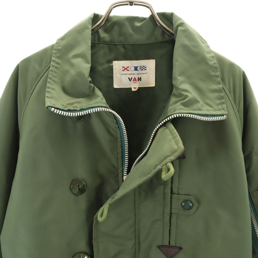VAN ヴァン 90s 80s オールド フライトジャケット M カーキ メンズ