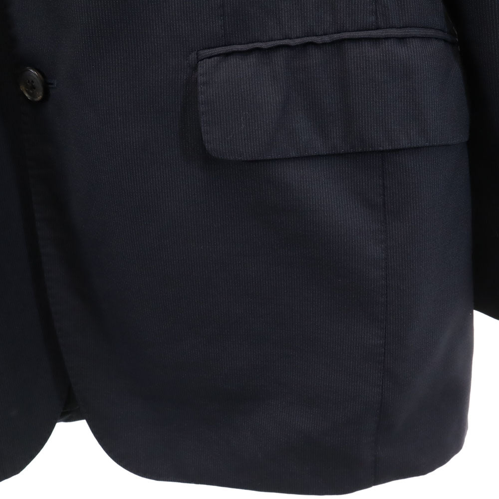 Salvatore Ferragamo サルヴァトーレフェラガモ イタリア製 テーラードジャケット 52 濃紺 ビッグサイズ ブレザー メンズ