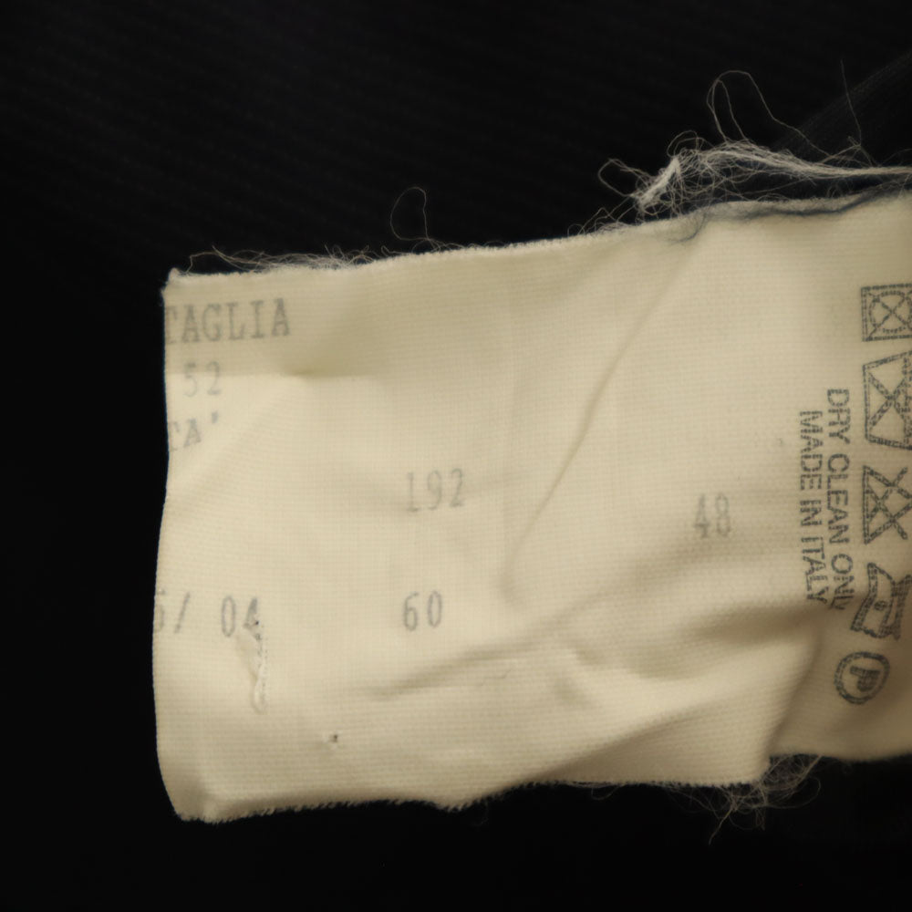 Salvatore Ferragamo サルヴァトーレフェラガモ イタリア製 テーラードジャケット 52 濃紺 ビッグサイズ ブレザー メンズ