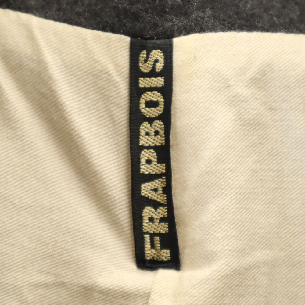 フラボア 日本製 ウールブレンド ピーコート 1 グレー FRAPBOIS メンズ
