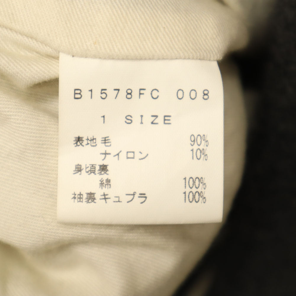 フラボア 日本製 ウールブレンド ピーコート 1 グレー FRAPBOIS メンズ