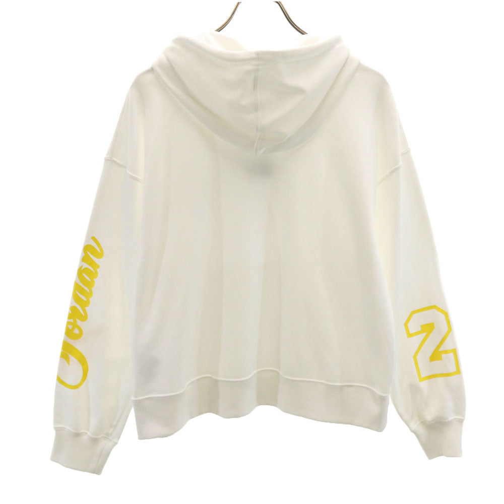 未使用 AIR JORDAN エアジョーダン 長袖 スウェットパーカー L ホワイト NIKE ナイキ レディース