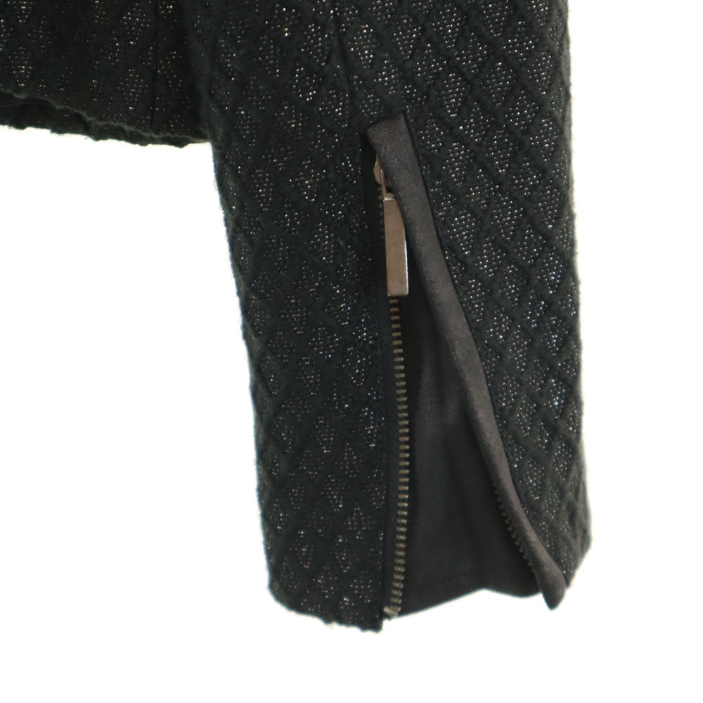 ARMANI EXCHANGE アルマーニエクスチェンジ ウールブレンド ブルゾン S ブラック ジャケット レディース