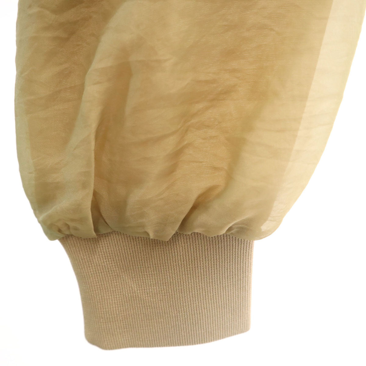 未使用 SNIDEL スナイデル 長袖 シアー ブルゾン F ベージュ ジャケット レディース