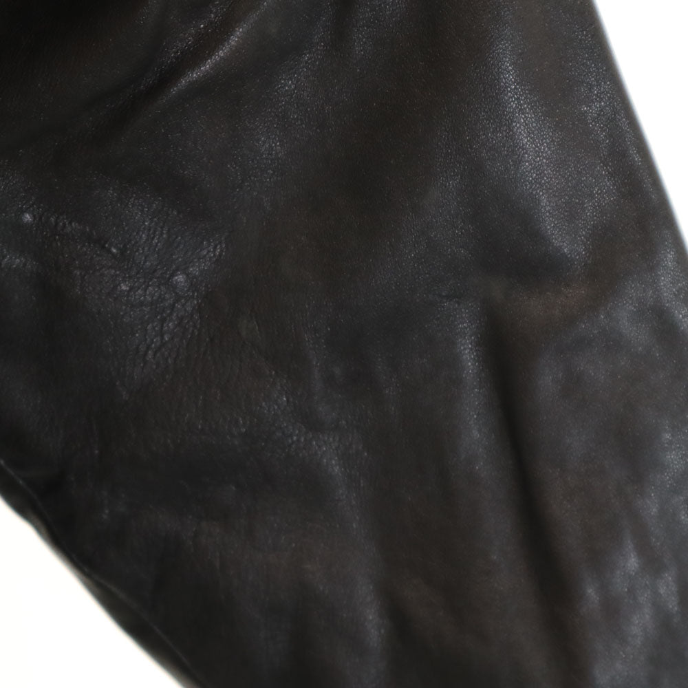 INIZIO レザーコート M ブラック INIZIO 中綿入り メンズ