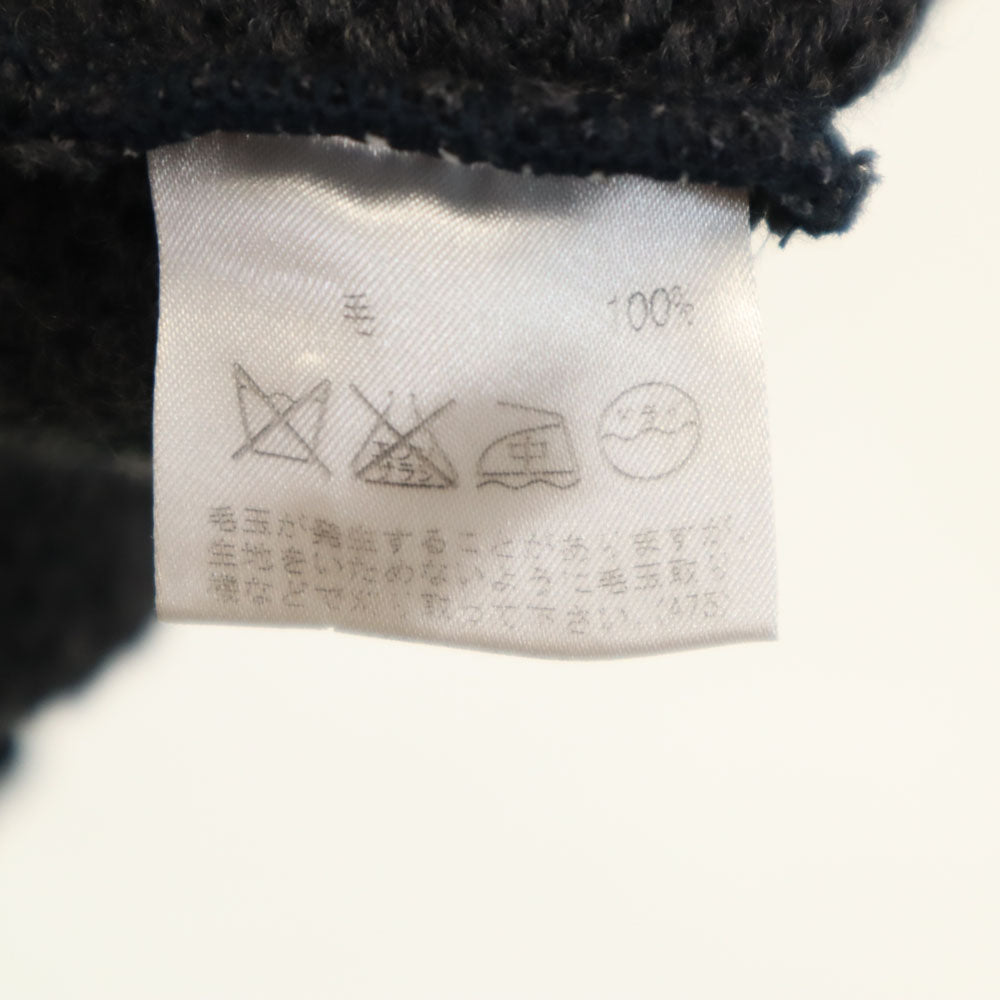 ダーバン 日本製 ニットジャケット M ネイビー Durban ブルゾン メンズ