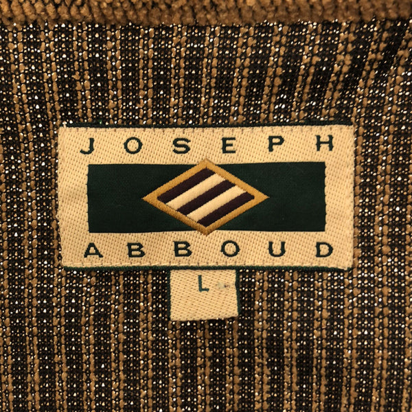 ジョセフアブード ニット ジャケット L ブラウン系 JOSEPH ABBOUD メンズ