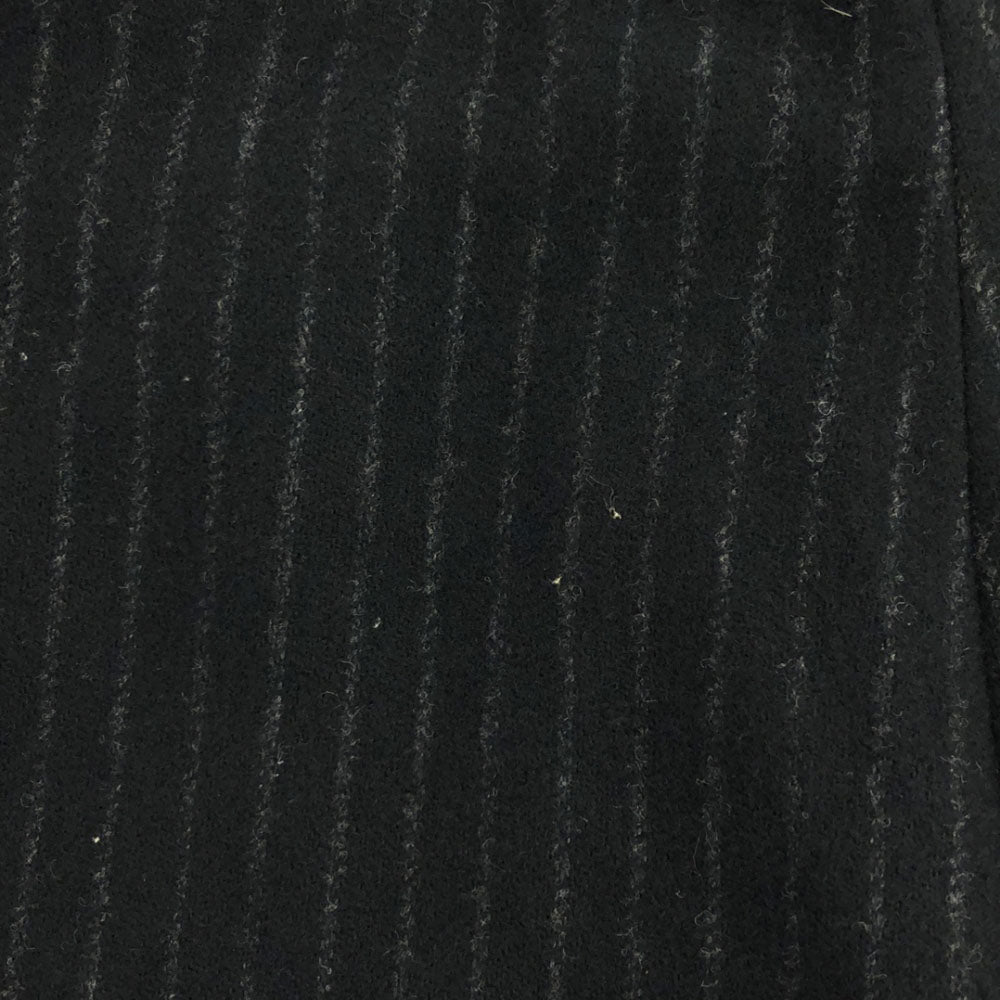 INCOTEX インコテックス ストライプ柄 ウールパンツ 42 ブラック センタープレス メンズ