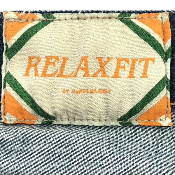 リラックスフィット 日本製 デニム カーゴパンツ M RELAXFIT メンズ