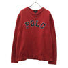 ポロラルフローレン ワッペン 長袖 スウェット トレーナー XL18-20 レッド POLO RALPH LAUREN キッズ