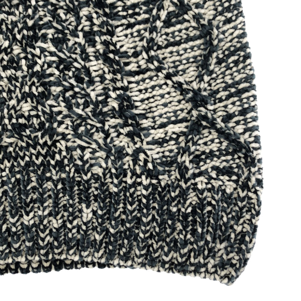 kei shirahata ケイシラハタ 長袖 ニット F ホワイト×グリーン styling 16WNT184018 レディース