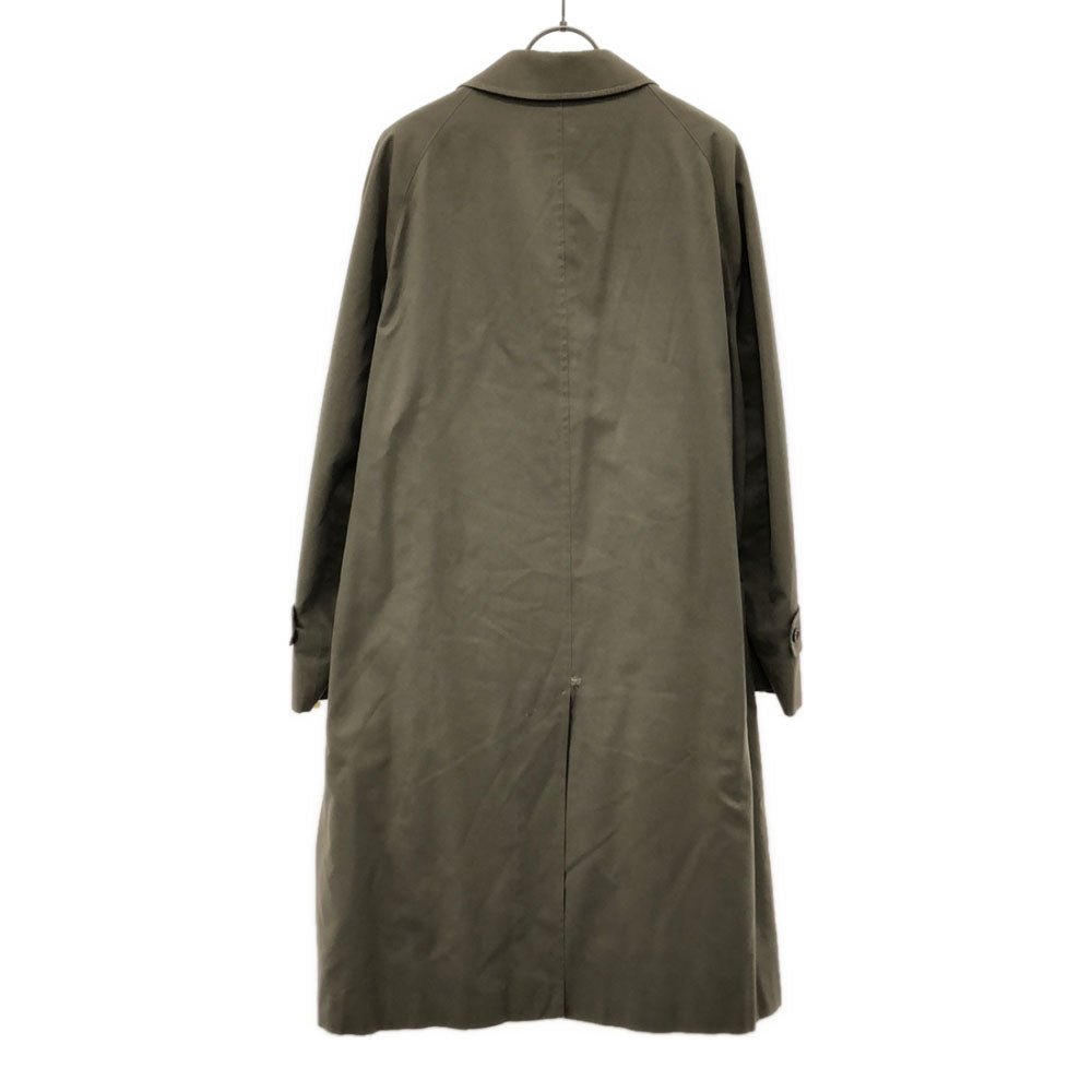 Aquascutum アクアスキュータム 70s 英国製 ヴィンテージ ステンカラーコート 40 カーキ系 インナー付 メンズ