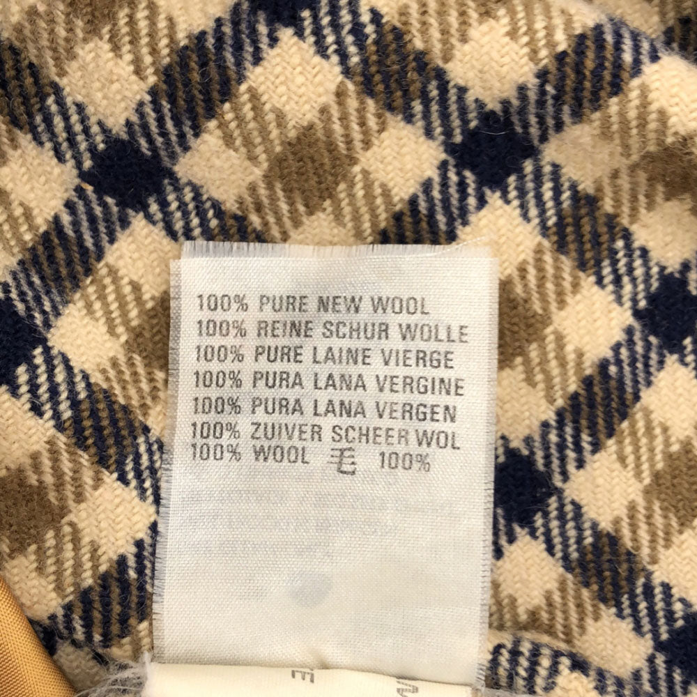 Aquascutum アクアスキュータム 70s 英国製 ヴィンテージ ステンカラーコート 40 カーキ系 インナー付 メンズ