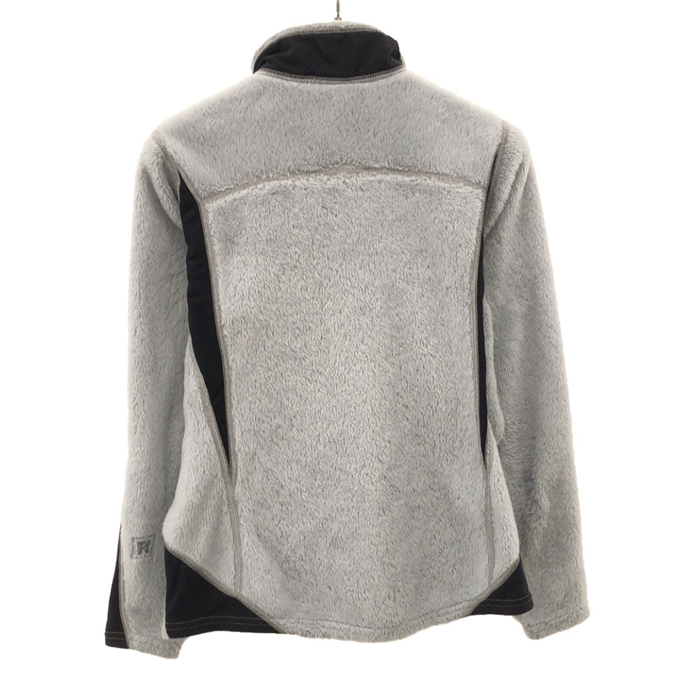 patagonia パタゴニア USA製 メッシュ切替 フリースジャケット S ライトブルー アウトドア レディース