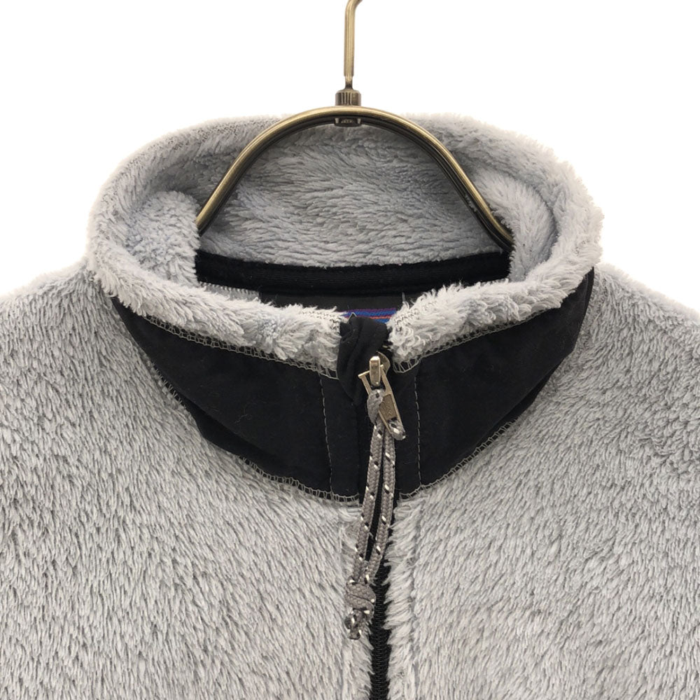 patagonia パタゴニア USA製 メッシュ切替 フリースジャケット S ライトブルー アウトドア レディース