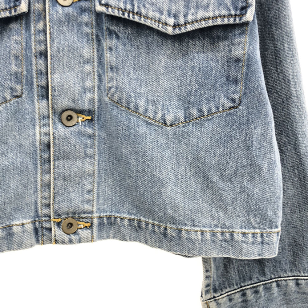 FRAY I.D フレイアイディー 日本製 FWFJ232004 クロップド デニムジャケット 0 ジージャン レディース