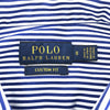 ポロラルフローレン ストライプ柄 長袖 コットンシャツ 8 ブルー×ホワイト POLO RALPH LAUREN レディース