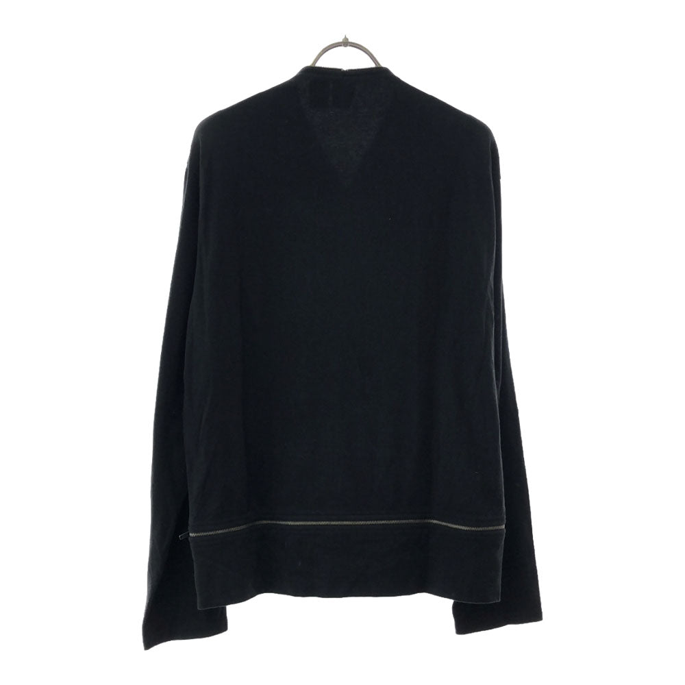 ARMANI EXCHANGE アルマーニ エクスチェンジ 90s オールド 長袖 ハーフジップ カットソー XS ブラック プルオーバー レディース