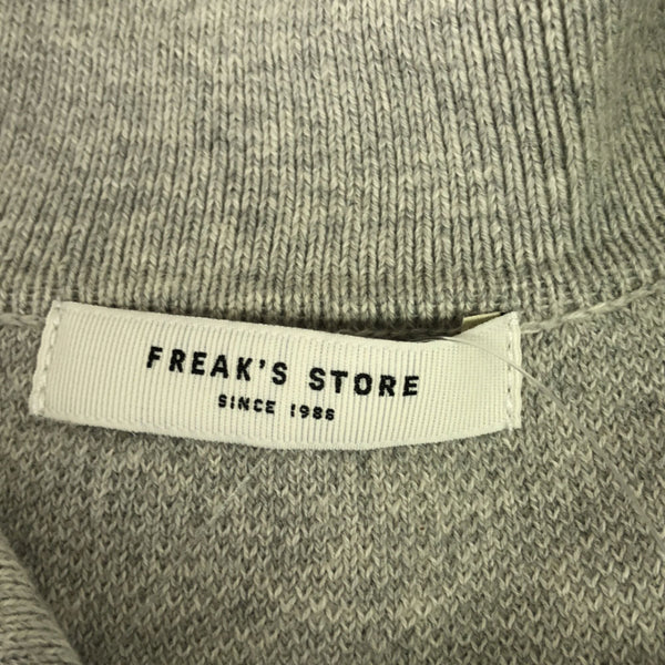 未使用 フリークスストア 長袖 ニット ポロシャツ F グレー FREAK'S STORE タグ付き メンズ