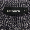 ジースターロウ 長袖 コットン ニット S ネイビー系 G-STAR RAW セーター クルーネック メンズ