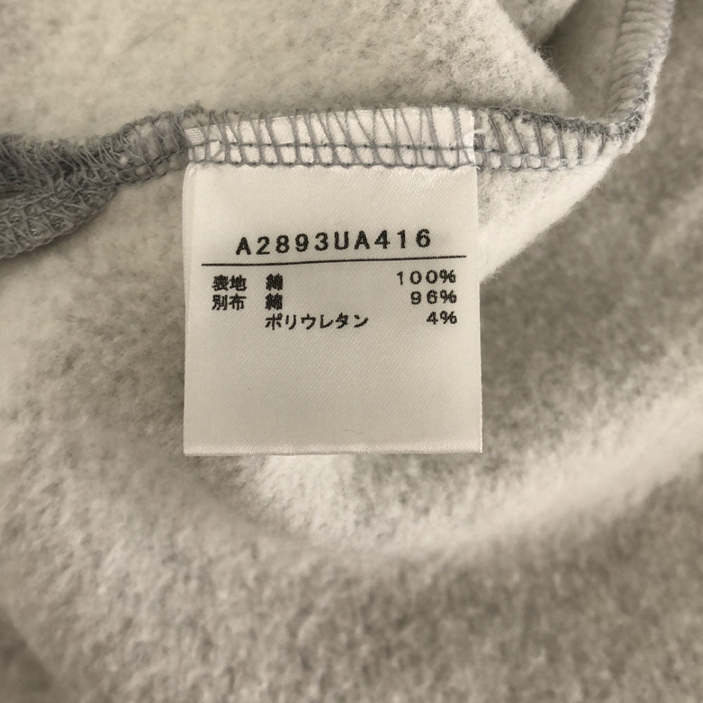 コンバーストウキョウ 日本製 ロゴ刺繍 長袖 スウェット ロングワンピース ライトグレー 裏起毛 レディース