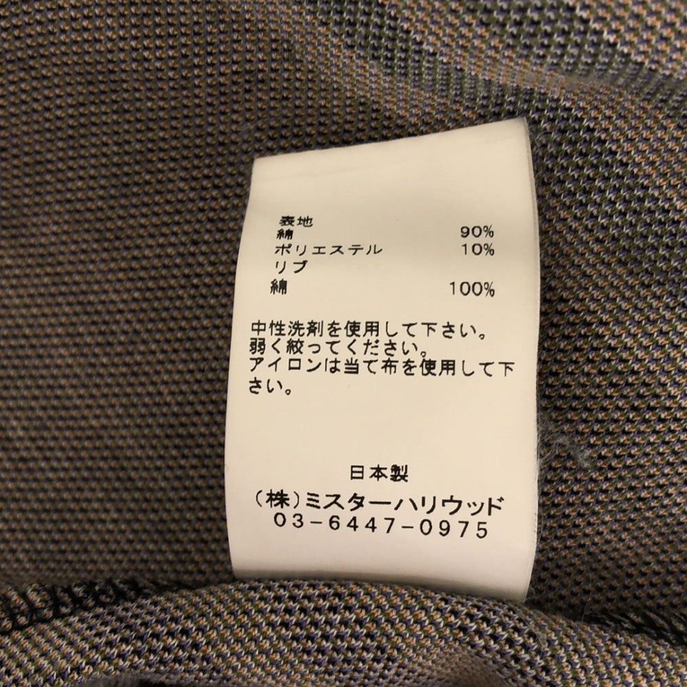 エヌハリウッド 日本製 総柄 長袖 Tシャツ 38 N.HOOLYWOOD ロンT メンズ