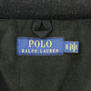 ポロラルフローレン 長袖 中綿 ジップジャケット XL ブラック POLO RALPH LAUREN 裏起毛 フード メンズ