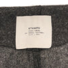 スタンプド 長袖 ボタンレス ニットカーディガン M ダークグレー STAMPD メンズ