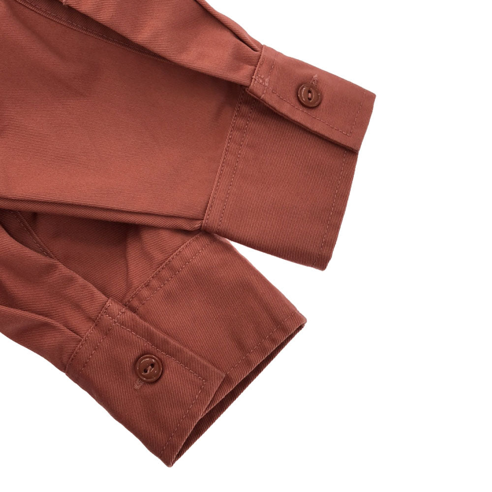 UNIVERSAL OVERALL ユニバーサルオーバーオール シップスエニィ 長袖 バンドカラーウォッシャブルソフトワーク ワンピース F ピンク SHIPS any U2132844AN レディース