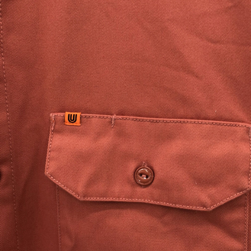 UNIVERSAL OVERALL ユニバーサルオーバーオール シップスエニィ 長袖 バンドカラーウォッシャブルソフトワーク ワンピース F ピンク SHIPS any U2132844AN レディース