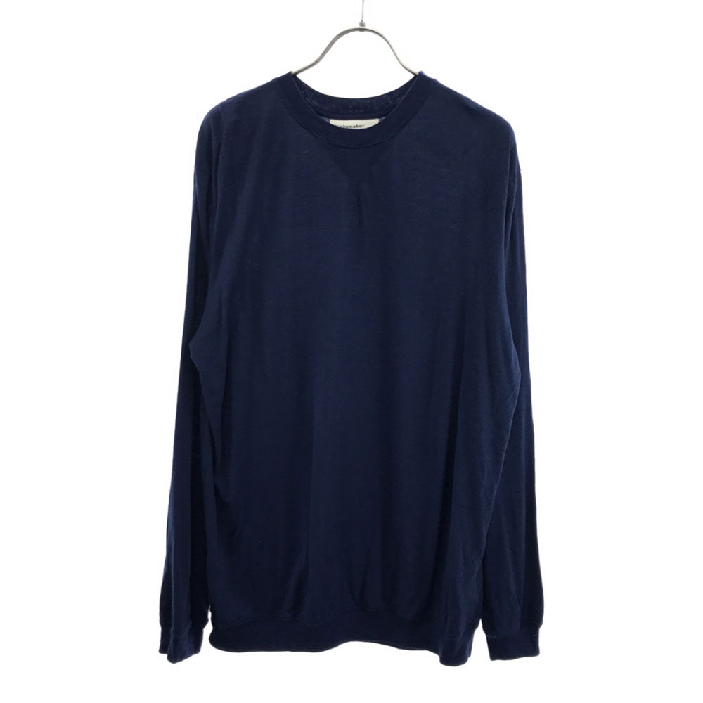 アイスブレーカー メリノウール 長袖 Tシャツ M ネイビー icebreaker アウトドア ロンT メンズ