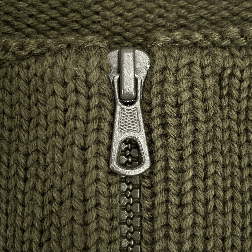 MAX&CO マックスアンドコー イタリア製 ニットジャケット S カーキ系 ジップアップ レディース