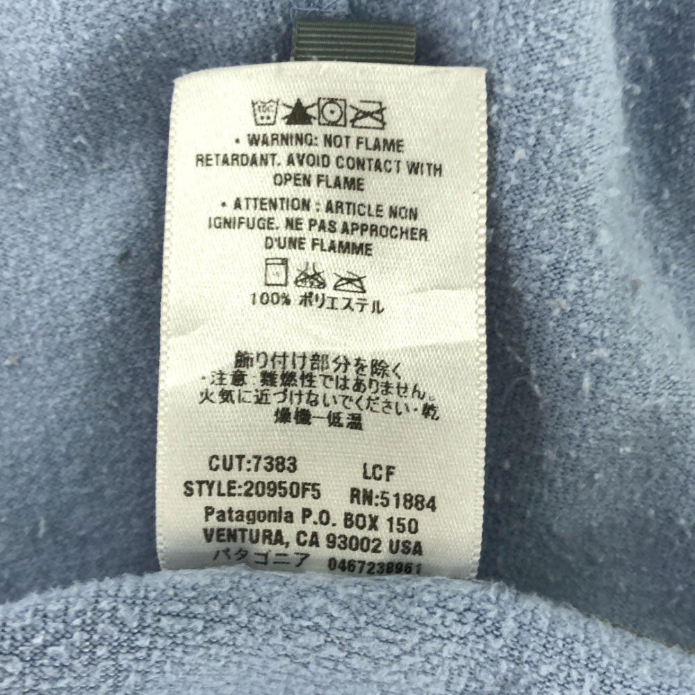 patagonia パタゴニア 20950 フリースジャケット M ブルー系 アウトドア ジップパーカー 20950F5 レディース