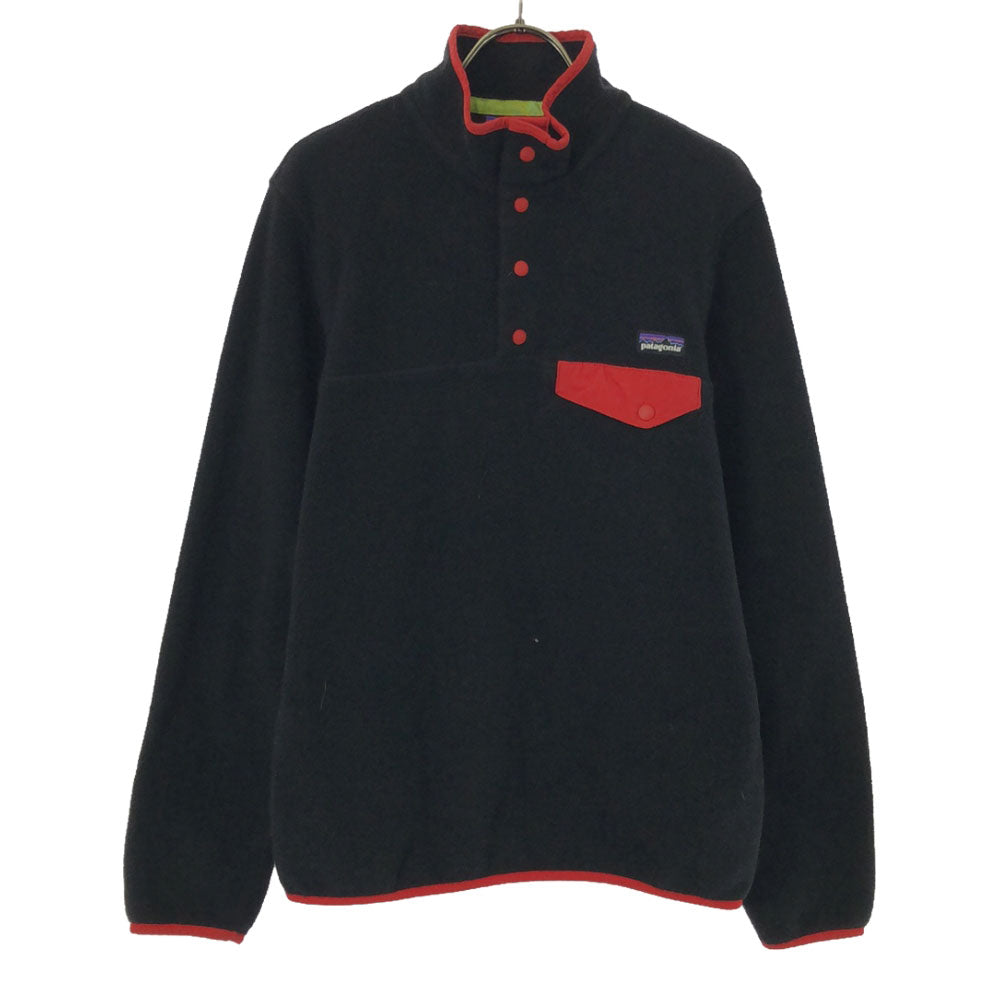 patagonia パタゴニア 2013年 シンチラ 25455 254555FA13 フリースジャケット S ブラック スナップT プルオーバー アウトドア 25325F6 レディース