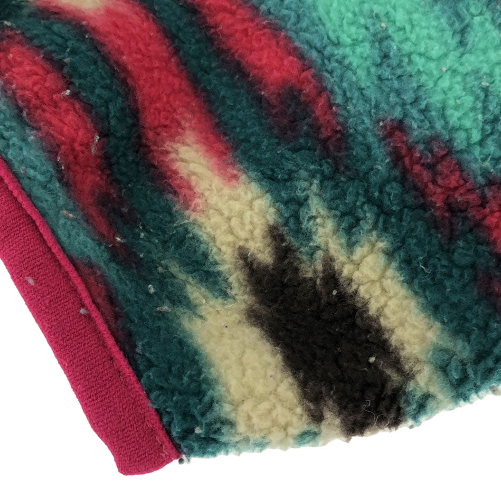 patagonia パタゴニア シンチラ 総柄 フリースジャケット S グリーン系 スナップT プルオーバー アウトドア 25455FA15 レディース