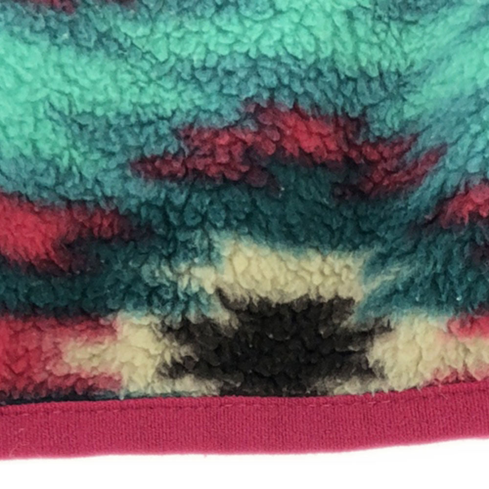 patagonia パタゴニア シンチラ 総柄 フリースジャケット S グリーン系 スナップT プルオーバー アウトドア 25455FA15 レディース