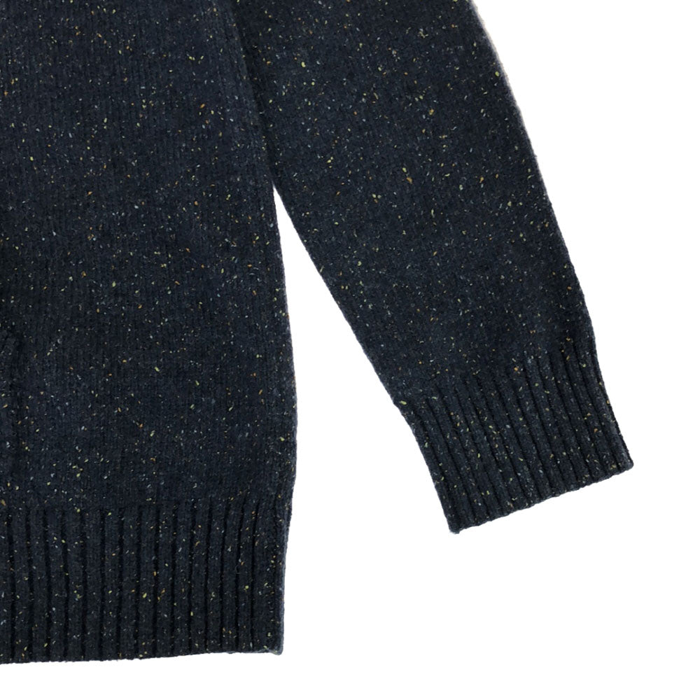 patagonia パタゴニア 長袖 フード付 ハーフボタン ニット M ブルー系 アウトドア 50565FA17 セーター パーカー レディース