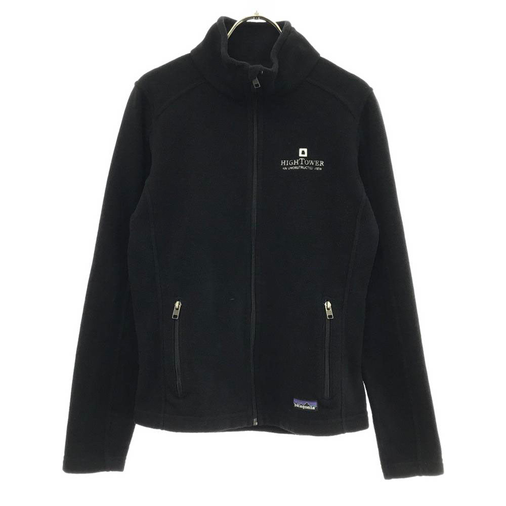 patagonia パタゴニア シンチラ 25900 刺繍 ジップ フリースジャケット S ブラック アウトドア SYNCHILLA 25900FA14 レディース