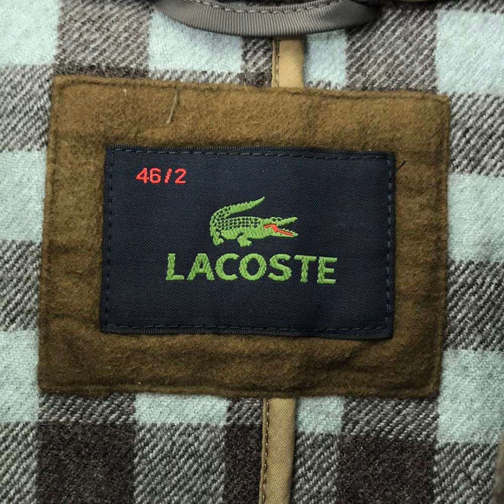 ラコステ ウール ダッフル ジップジャケット Feb-46 ブラウン系 LACOSTE メンズ