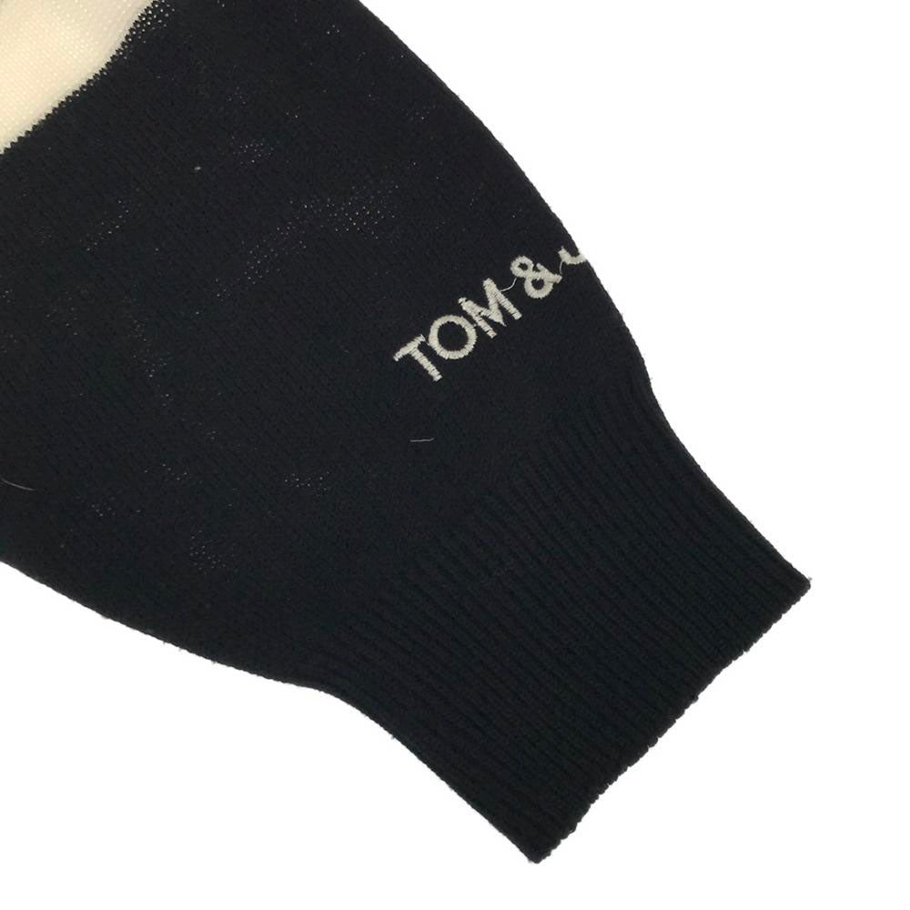 Jean charles de Castelbajac ジャンシャルルドカステルバジャック イタリア製 トムとジェリー 長袖 コットン ニット ブラック セーター メンズ