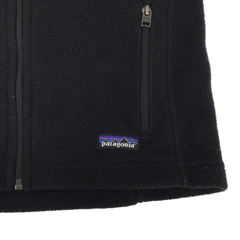 patagonia パタゴニア シンチラ 25900 刺繍 ジップ フリースジャケット M ブラック アウトドア 25900FA14 レディース