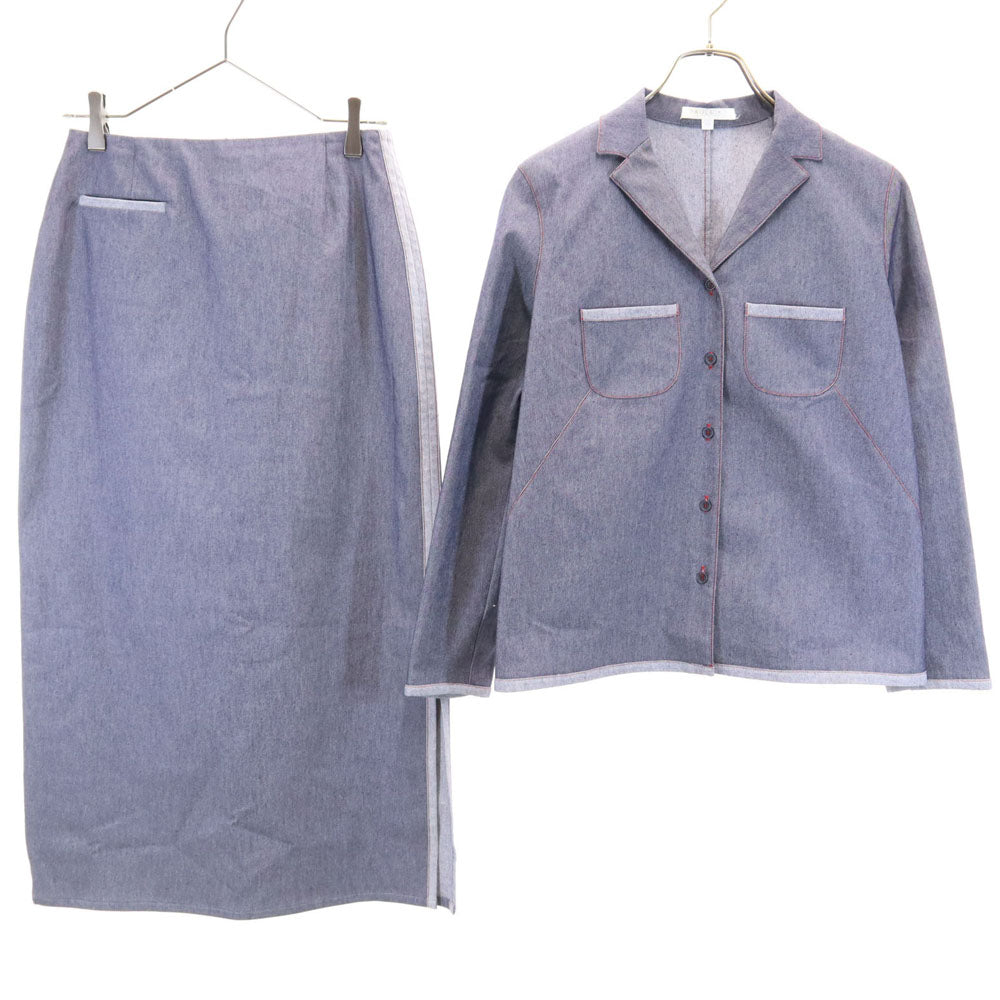 PAULE KA ポールカ フランス製 スカートスーツ 上下 セットアップ 38 バックジップ レディース