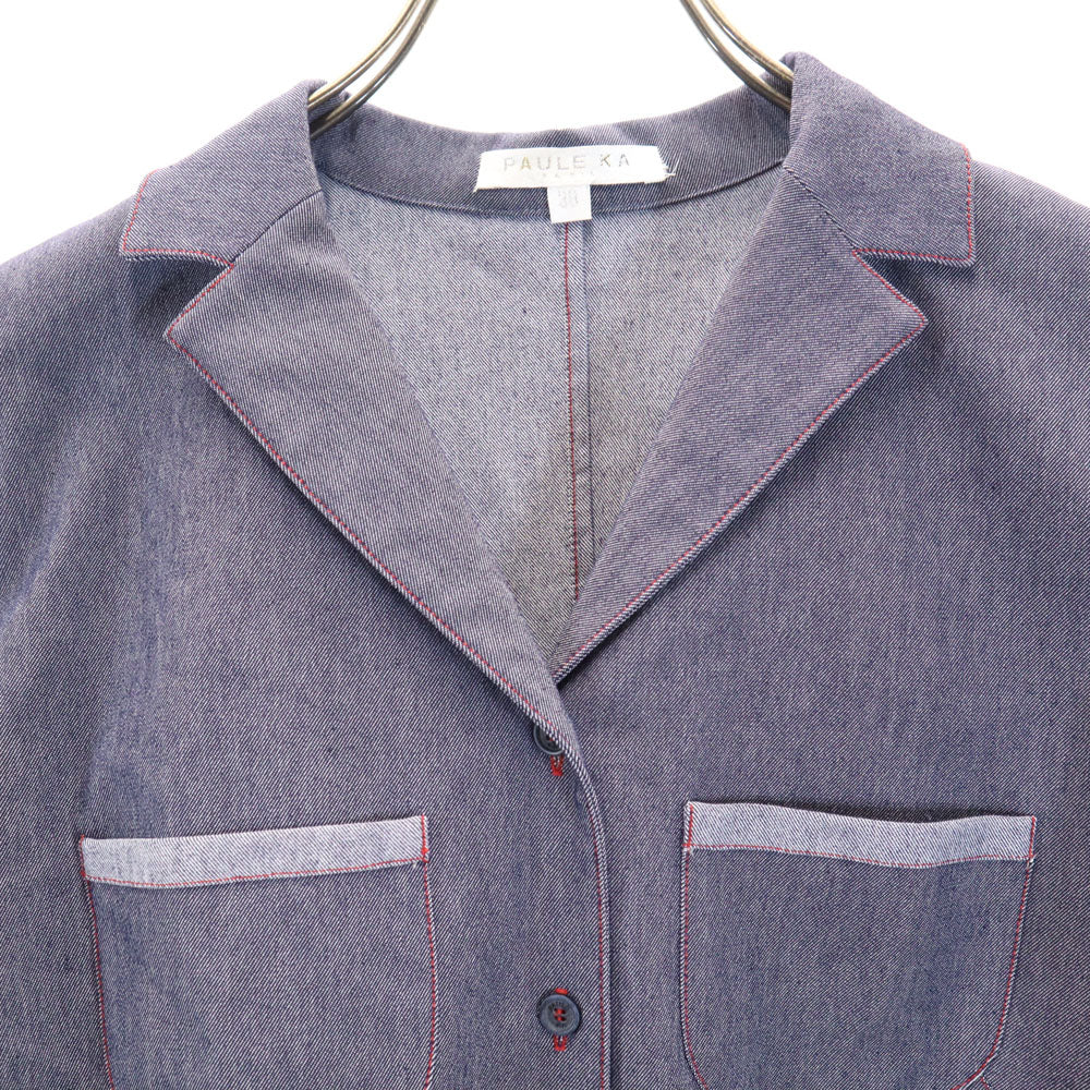 PAULE KA ポールカ フランス製 スカートスーツ 上下 セットアップ 38 バックジップ レディース