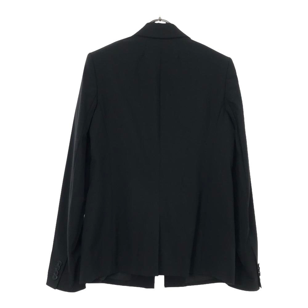 HELMUT LANG ヘルムートラング 日本製 ウール ボタンレス テーラードジャケット 4 ブラック レディース