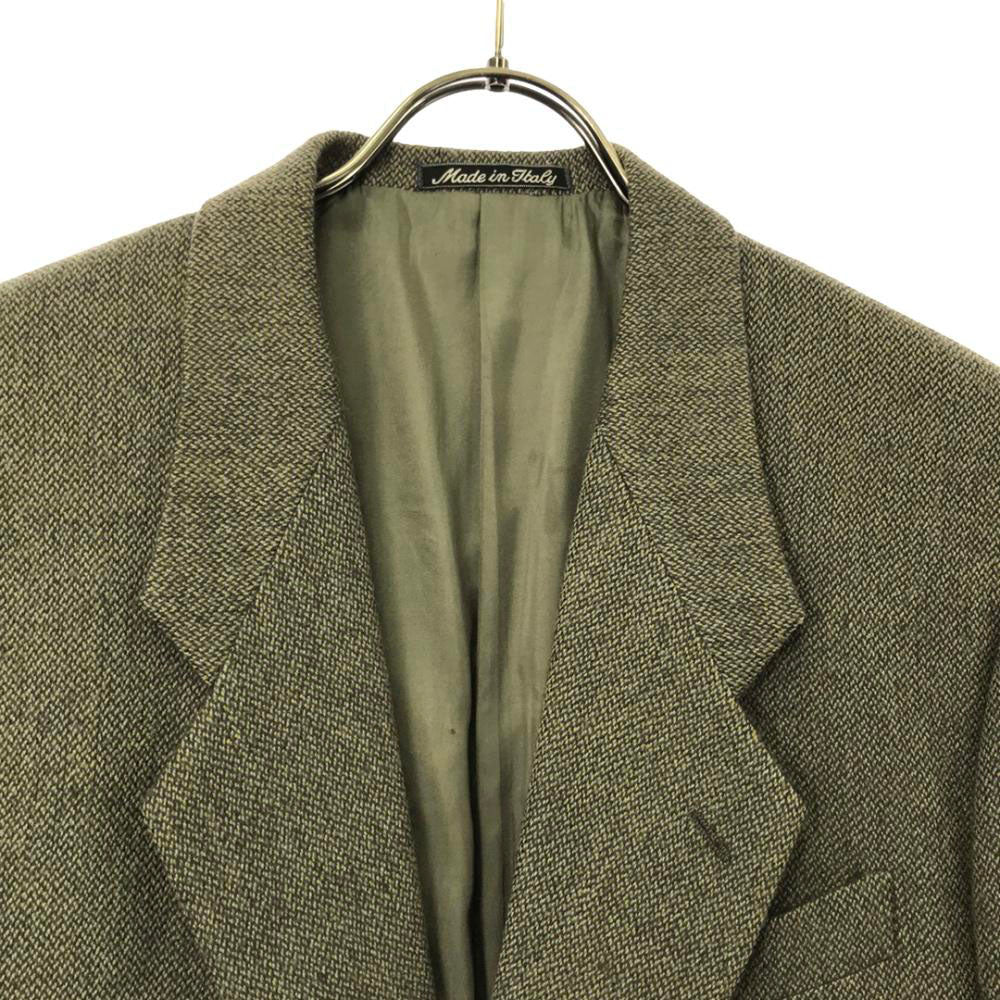 GIORGIO ARMANI ジョルジオアルマーニ 90s イタリア製 ウール オールド テーラードジャケット 46 グレー系 メンズ