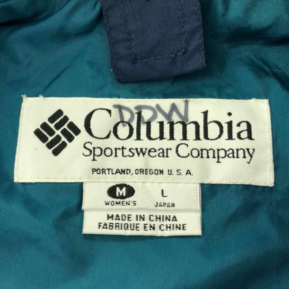 コロンビア 00s SL7000 オールド ナイロンジャケット M ネイビー Columbia アウトドア レディース